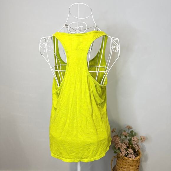 Cute vintage y2k neon green/ yellow hollister tank top with bird logo - Picture 4 of 6